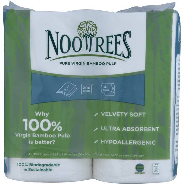 Paper Goods NooTrees Bathroom Rolls, 3-Ply hero