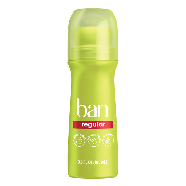 Deodorants Ban Regular Scent Invisible Roll-On Deodorant hero