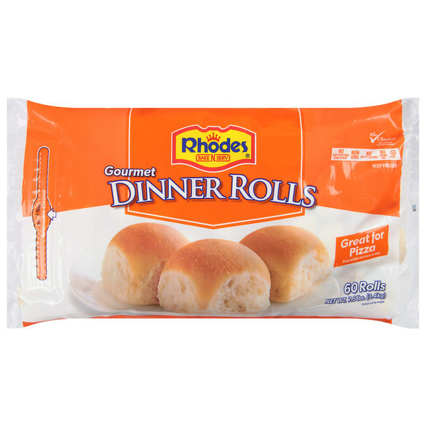 Frozen Appetizers & Sides Rhodes Bake-N-Serv Dinner Rolls, Gorumet hero