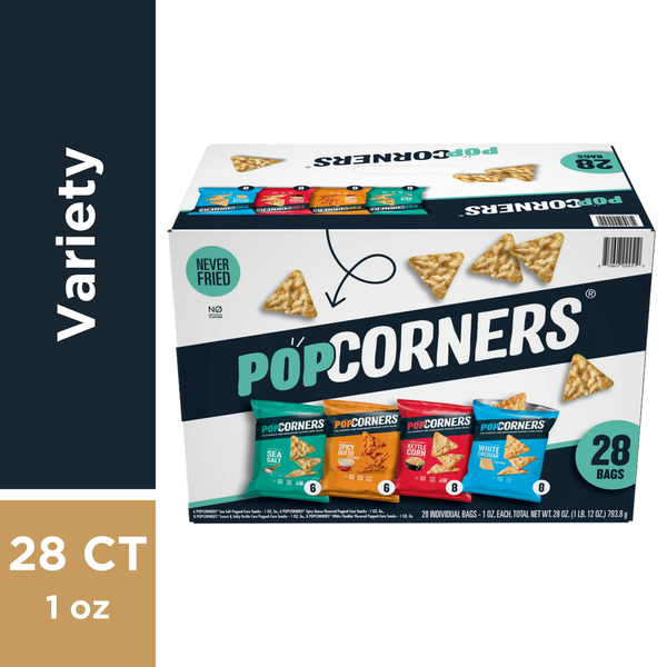 Snacks PopCorners Popped-Corn Snacks, Assorted hero