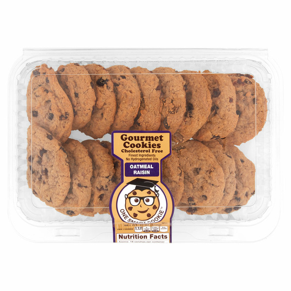 Cookies & Cakes One Smart Cookie Oatmeal Raisin Gourmet Cookies hero