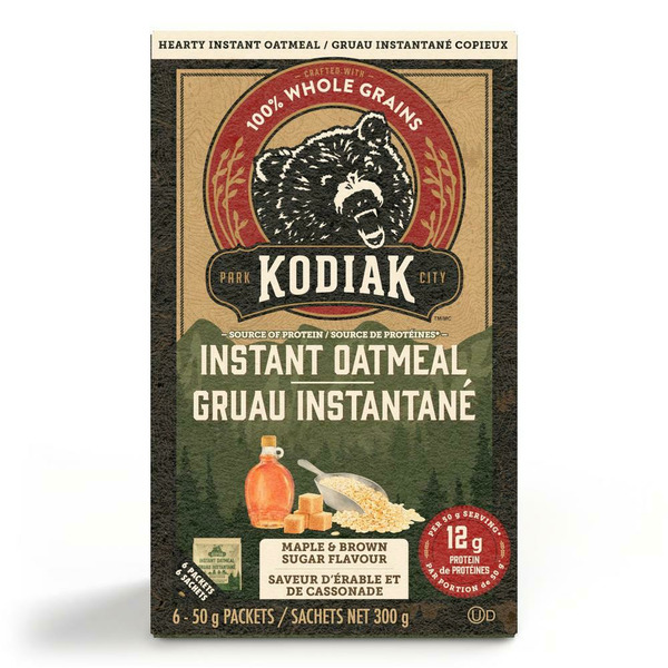 Cereal Kodiak Maple Brown Sugar Instant Oatmeal Packets hero