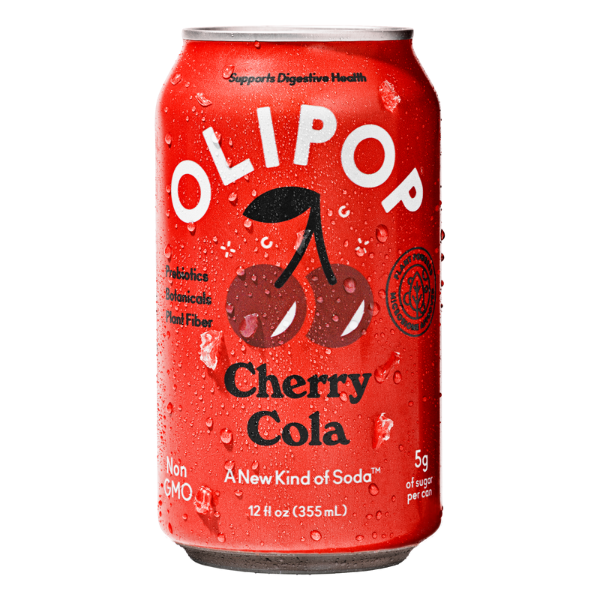 Soft Drinks OLIPOP Prebiotic Soda, Cherry Cola hero