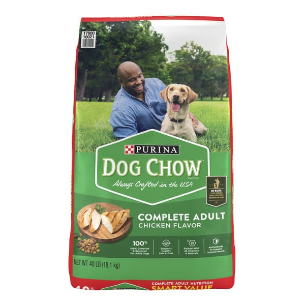 Purina Dog Chow Complete Adult Dry Dog Food Kibble With Chicken Flavor hero