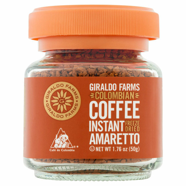 Coffee Giraldo Farms Colombian Freeze Dried Amaretto Instant Coffee hero