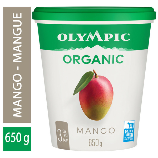 Yogurt & Kefir Olympic Organic Yogurt Mango 3% hero