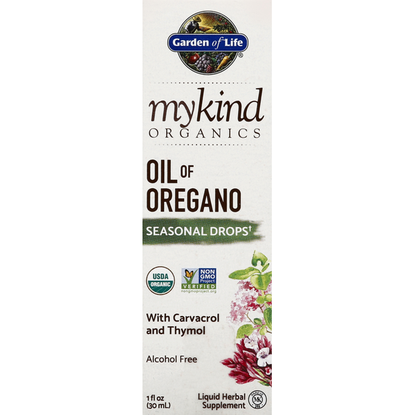 Oils & Vinegars Garden of Life Oil of Oregano, Seasonal Drops hero