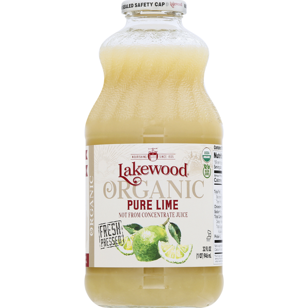 Juice & Nectars Lakewood Juice, Organic, Pure Lime hero