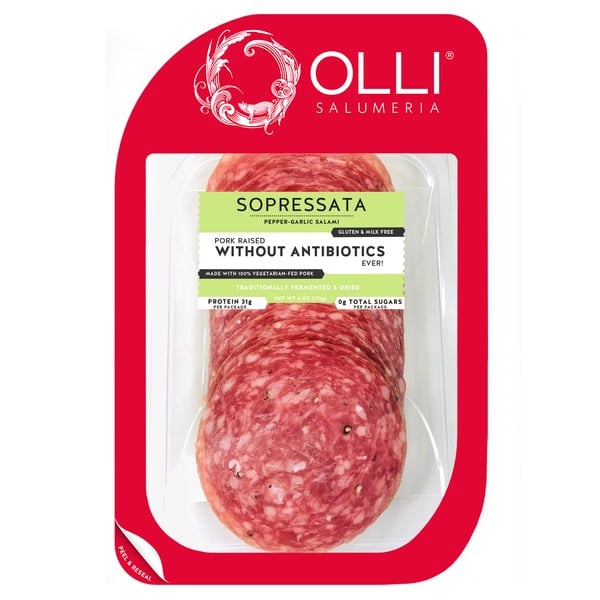 Lunch Meat Olli Salumeria Sopressata Pre-Sliced Salami hero