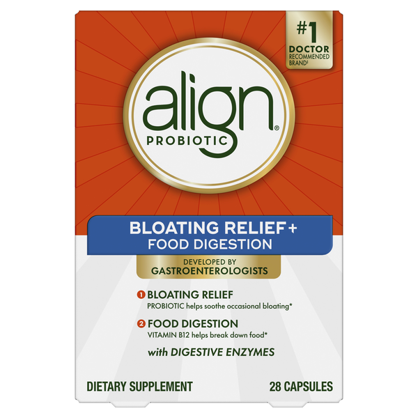 Digestion Align Probiotic Bloating Relief + Food Digestion hero