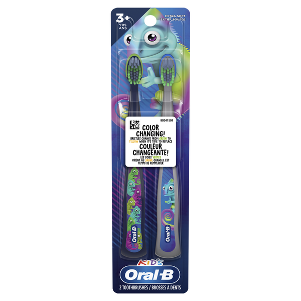 Oral Hygiene Oral-B Kid's Manual Toothbrush for Ages 3+ hero