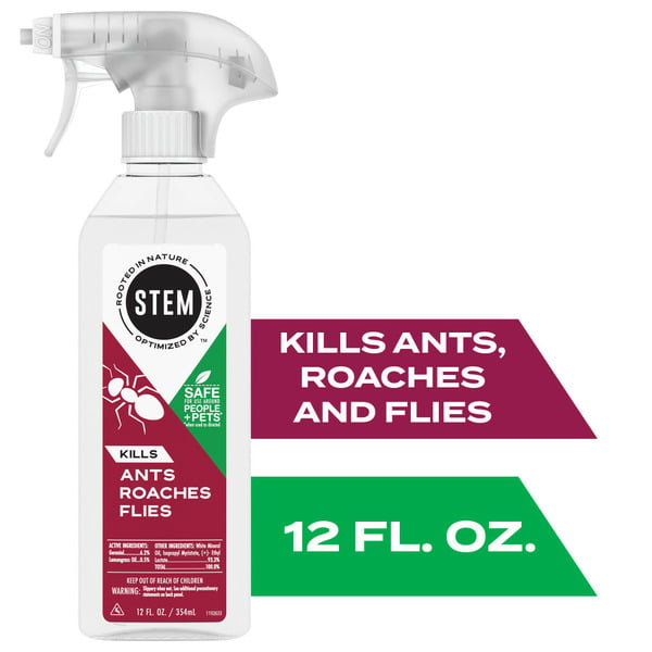 Stem Kills Ants, Roaches and Flies Bug Spray, plant-based active ingredient hero