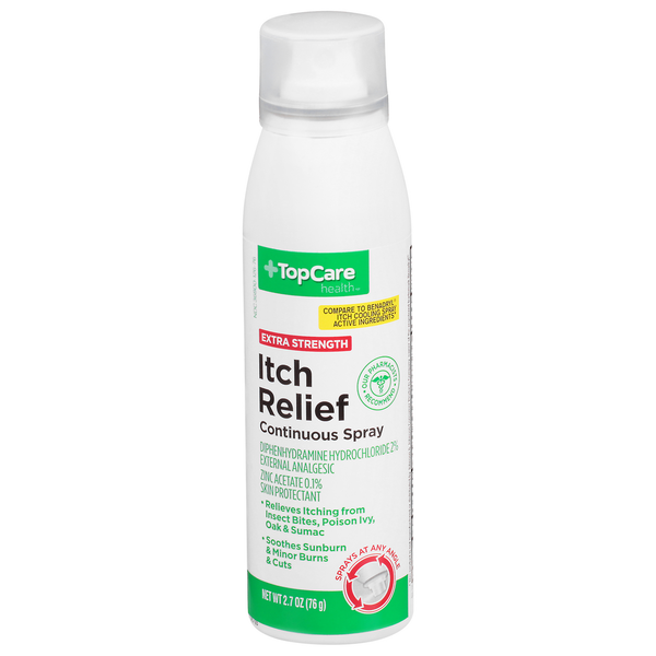 First Aid TopCare Itch Relief, Extra Strength, Continuous Spray hero