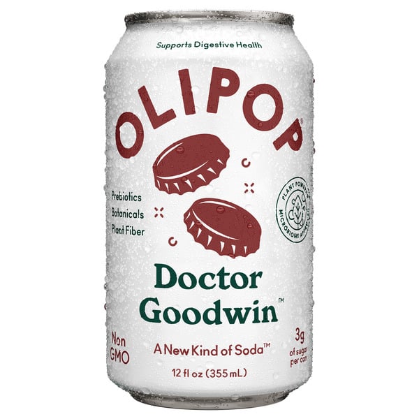 Refrigerated OLIPOP Prebiotic Soda, Doctor Goodwin hero