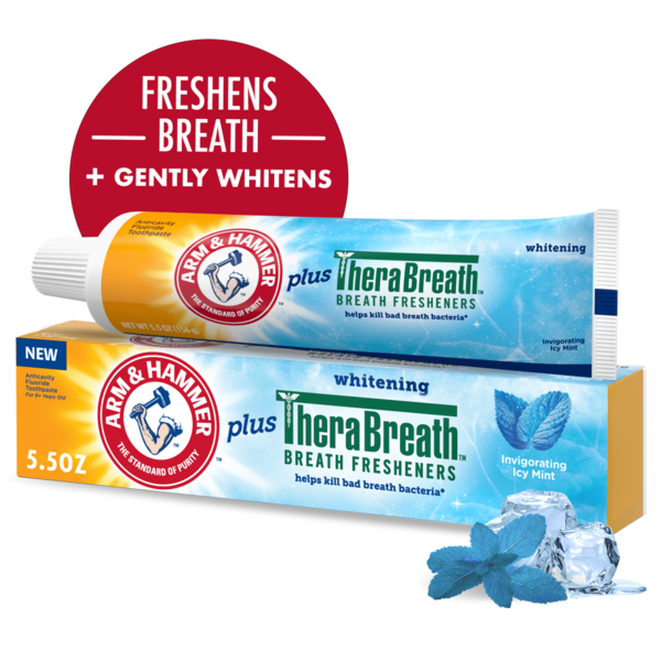 Oral Hygiene Arm & Hammer Whitening Toothpaste Plus Therabreath Breath Fresheners hero