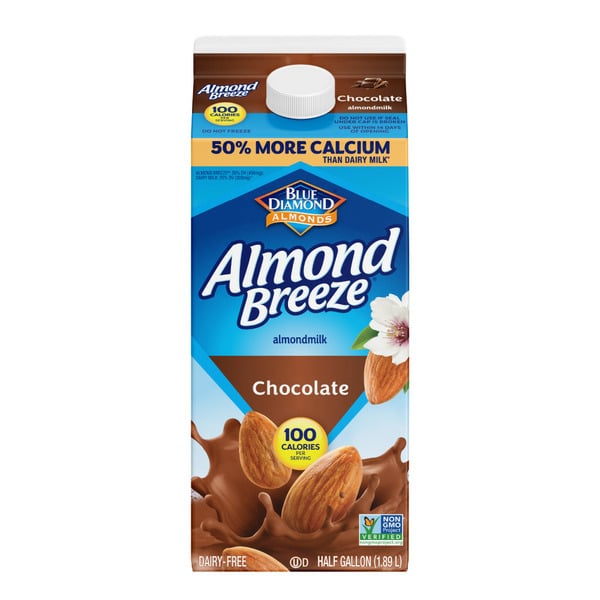 Milk Alternatives Almond Breeze Chocolate Almondmilk hero