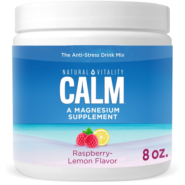 Vitamins & Supplements Natural Vitality Calm Magnesium Powder, Raspberry Lemon hero