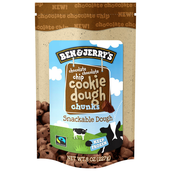 Ben & Jerry's Dough Chunks Chocolate Chocolate Chip Cookie Dough Chunks hero