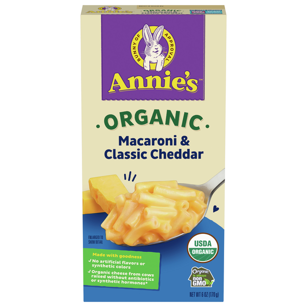 Boxed Meals & Side Dishes Annie's Macaroni & Classic Cheddar, Organic hero