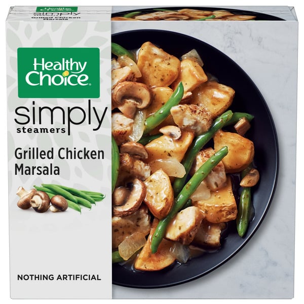 Frozen Meals Healthy Choice Simply Steamers Grilled Chicken Marsala Frozen Meal hero