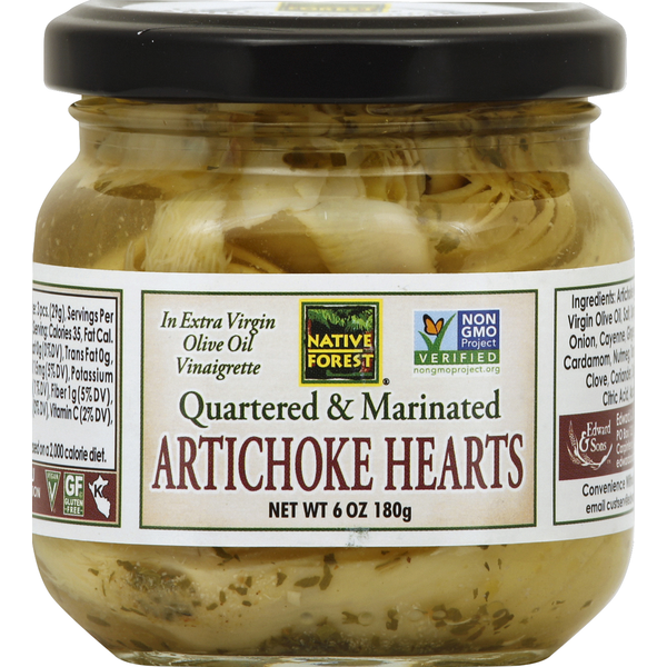 Pickled Goods & Olives Native Forest Artichoke Hearts, Marinated & Quartered hero