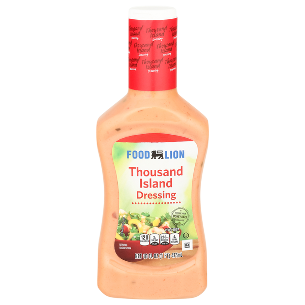 Salad Dressing & Toppings Food Lion Dressing, Thousand Island hero