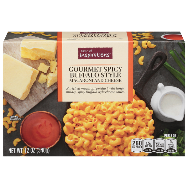 Instant Foods Taste of Inspirations Macaroni and Cheese, Gourmet Spicy Buffalo Style hero