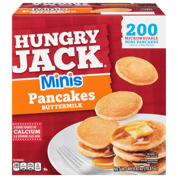 Hungry Jack Pancakes, Buttermilk, Minis hero