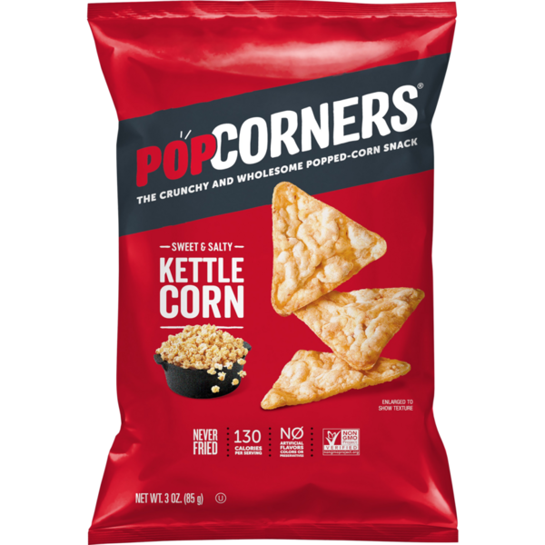 Chips & Pretzels PopCorners Popped-Corn Snack, Sweet & Salty Kettle Corn Flavored hero