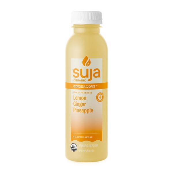 Suja Organic Ginger Love Cold Pressed Juice Drink hero