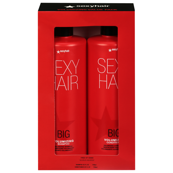 Hair Care SexyHair Big Sexy Hair Shampoo & Conditioner, Volumizing, Value Pack hero