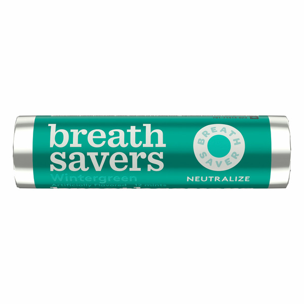 Mint & Gum BREATH SAVERS Wintergreen Flavored Sugar Free Breath Mints hero