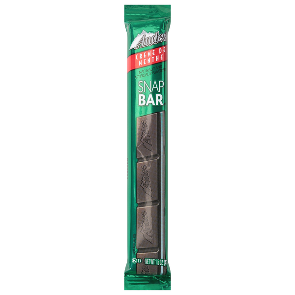 Candy & Chocolate Andes Snap Bar, Creme De Menthe hero