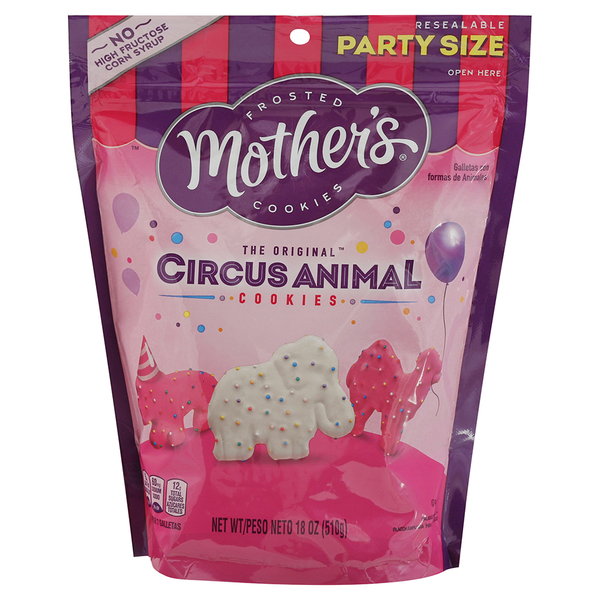 Cookies & Cakes Mother's Cookies, Frosted, Circus Animal, Party Size hero