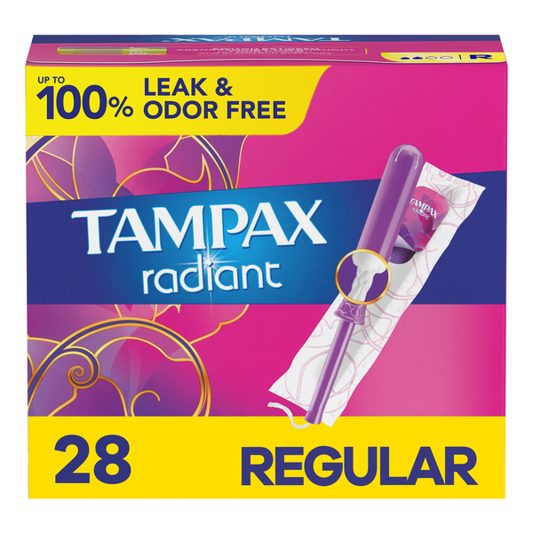 Feminine Care TAMPAX Radiant Tampons, Regular hero