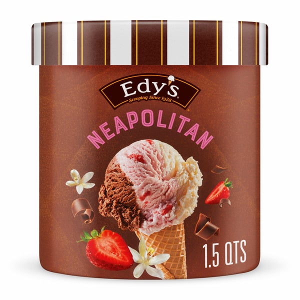 Ice Cream & Ice Edy's/Dreyer's Neapolitan Ice Cream hero