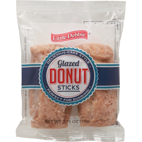 Cookies & Cakes Little Debbie Donut Sticks, Glazed hero