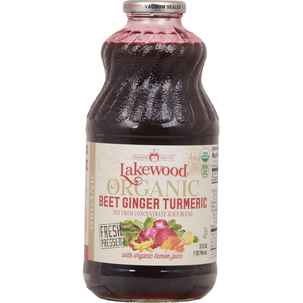 Juice & Nectars Lakewood Juice, Organic, Beet Ginger Turmeric hero