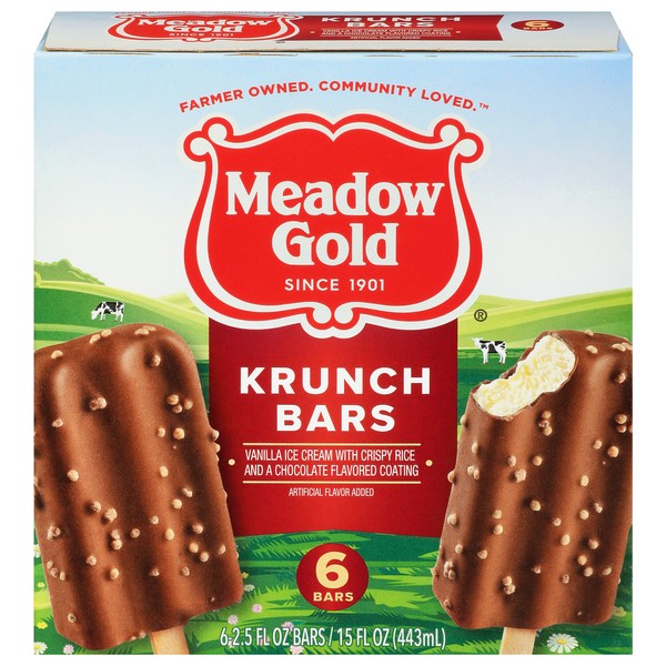 Ice Cream & Ice Meadow Gold Krunch Bars hero