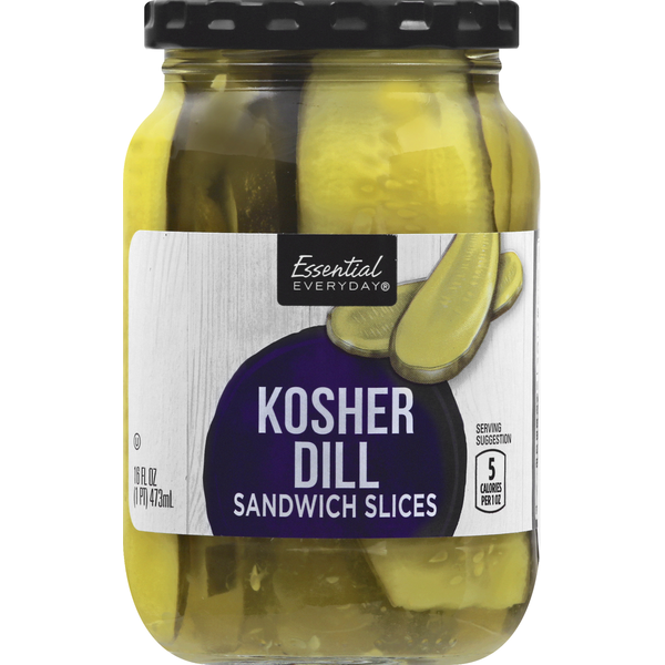 Pickled Goods & Olives Essential Everyday Kosher Dill, Sandwich Slices hero