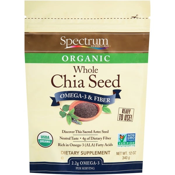 Nuts, Seeds & Snack Mix Spectrum Chia Seed, Organic, Whole hero