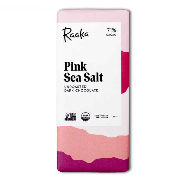 Fruit & Vegetable Snacks Raaka 71% Pink Sea Salt hero