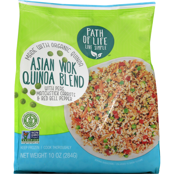 Frozen Vegan & Vegetarian Path of Life Quinoa Blend, Asian Wok hero