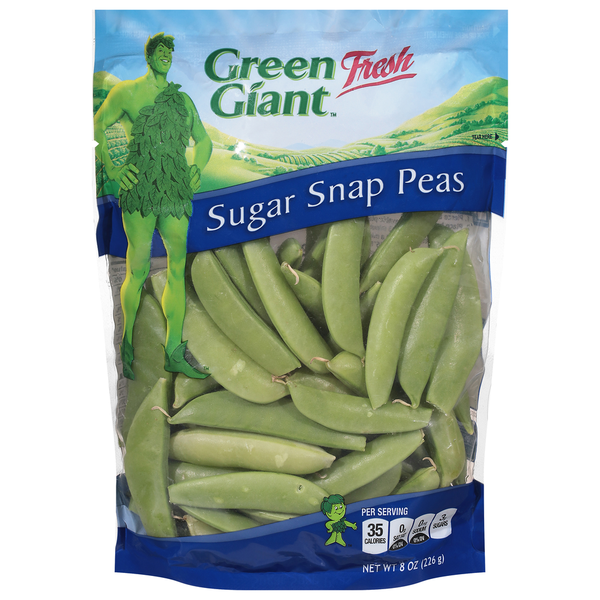 Fresh Vegetables Green Giant Sugar Snap Peas, Fresh hero