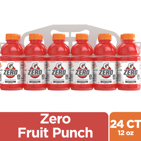 Energy & Sports Drinks Gatorade Zero, Fruit Punch - Pack hero