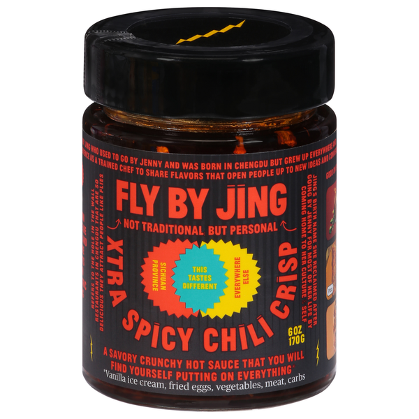 Fly by Jing Hot Sauce, Xtra Spicy Chili Crisp hero