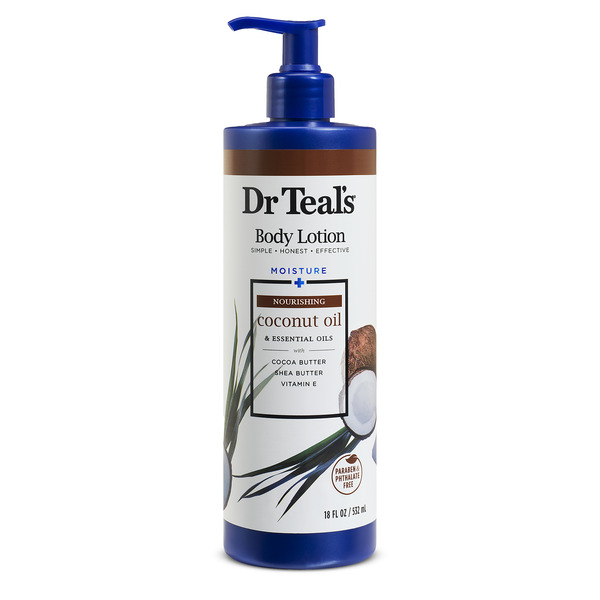 Dr Teal’s Body Lotion, with Coconut Oil & Essential Oils hero