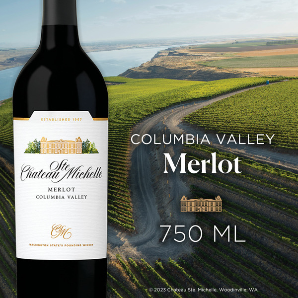 Red Wine Chateau Ste. Michelle Merlot, Columbia Valley hero