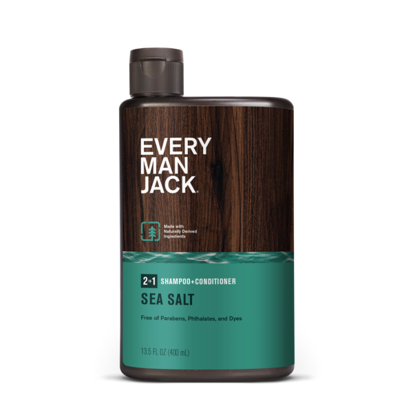 Deodorants Every Man Jack Daily 2-in-1 Shampoo and Conditioner for Men, Sea Salt hero