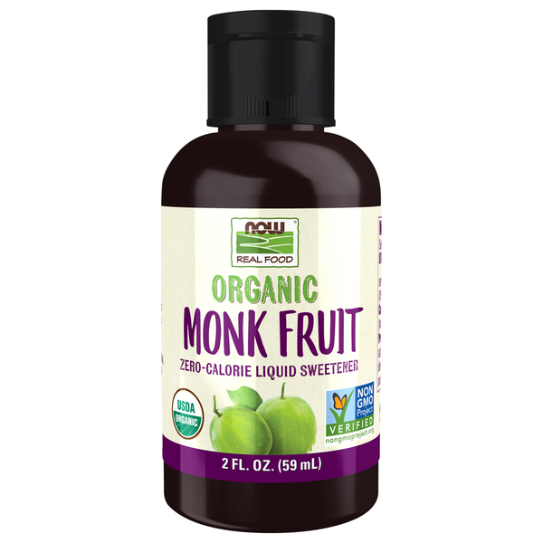 Bulk Sugar & Sweeteners NOW Monk Fruit Liquid, Organic hero